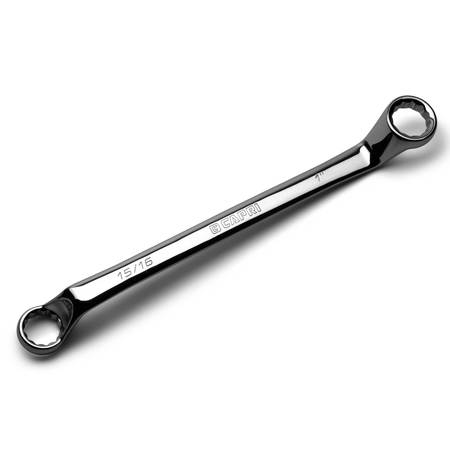 CAPRI TOOLS 15/16 x 1 in. 75-Degree Deep Offset Double Box End Wrench CP11950-15161
